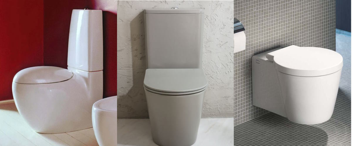 modern style toilets