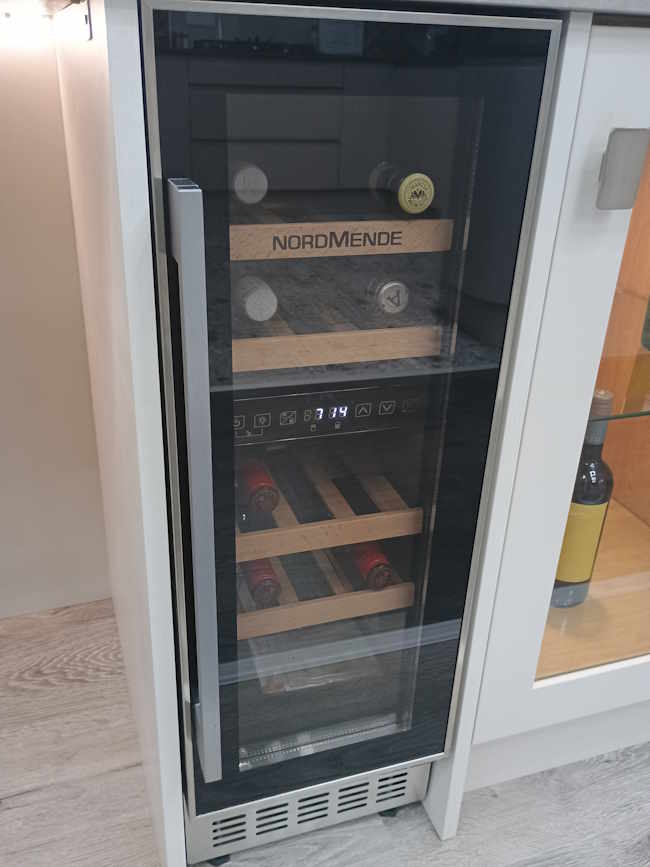 small wine fridge