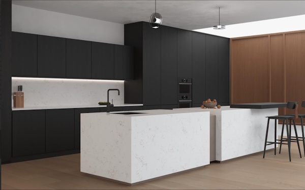verona gold quartz worksurface