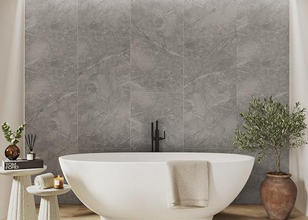 Large format tile Graphite